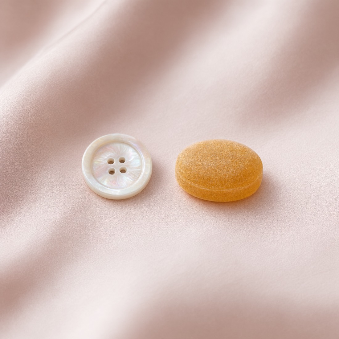 A single amber drop up close